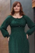 Ciganinha Alice Verde mini Poá - BELLA AMORA