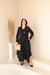 Vestido Longo Xadrez Preto Luciana - comprar online