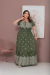 Vestido Longo Plus Size Ciganinha Ombro a Ombro Verde Militar - Maysa Grécia - comprar online