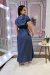 VESTIDO SLIM TAINA - JEANS TENCEL na internet