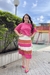 CONJUNTO CLARICE - Terracota /Rosa - comprar online