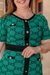 Tricot Cibele - Verde/preto - loja online