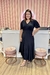 VESTIDO LUCIANA - preto liso (mangas curtas) - loja online