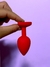 Imagem do Plug em silicone de cristal coração P