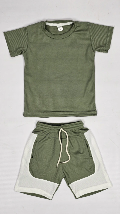 CONJUNTO VARON WAFLE VERDE