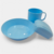 SET JARDIN X3 CELESTE (PLATO+TAZA+JABONERA) - comprar online