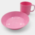 SET JARDIN X 2 ROSA (PLATO+TAZA) - comprar online