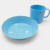 SET JARDIN X 2 CELESTE (PLATO+TAZA) - comprar online