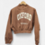 BUZO CROP OXFORD MARRON - comprar online