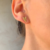 Brinco Heart Dourado banho ouro 18k na internet