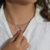 Choker aro Fini banho ouro 18k - Eva Semijoias