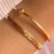 Imagem do Bracelete Lohana de Nó Banho Ouro 18k