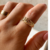 Anel Olívia banho ouro 18k - comprar online