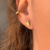 Brinco Heart Dourado banho ouro 18k - comprar online