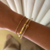 Bracelete Liso Slim banho ouro 18k - loja online