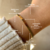 Bracelete Liso Slim banho ouro 18k