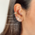 Piercing flor banho ouro 18k - comprar online