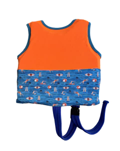 Chaleco Flotador Nadadores Naranja Flúo