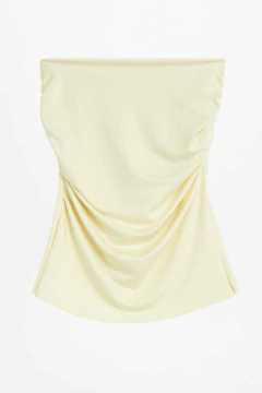 Strapless Frunce Microfibra - comprar online