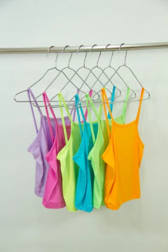 Top Escote Recto Viscosa