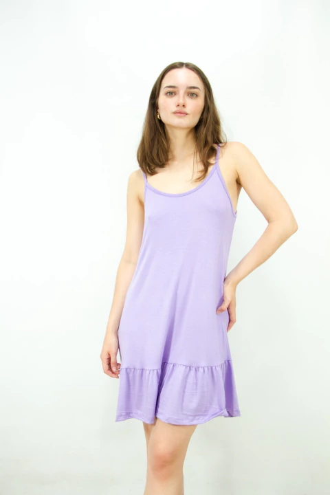 Vestido Frunce Viscosa