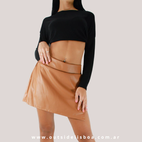 Short Pollera Cuerina