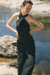 PANTALÓN CAPRI NEGRO - ORENDA TALLER