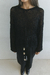 SWEATER RAFIA NEGRO - ORENDA TALLER