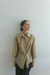 CAMISA FRUNCES BEIGE - comprar online