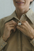 CAMISA FRUNCES BEIGE