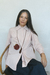 CAMISA FRUNCES NUDE - ORENDA TALLER