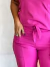 Scrub Naty Barbie - Pitaya Moda Branca