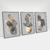 Kit Abstrato Preto e Dourado com Galhos - comprar online