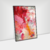 Quadro Pintura Rosa - comprar online