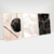 Kit Abstrato Preto com Rosa - loja online