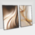 Kit Abstrato Tons Marrom na internet