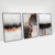 Kit Abstrato Preto com Bronze - comprar online