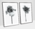 Kit Floral Preto e Branco na internet