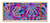 Panoramic Abstract Flower Blau