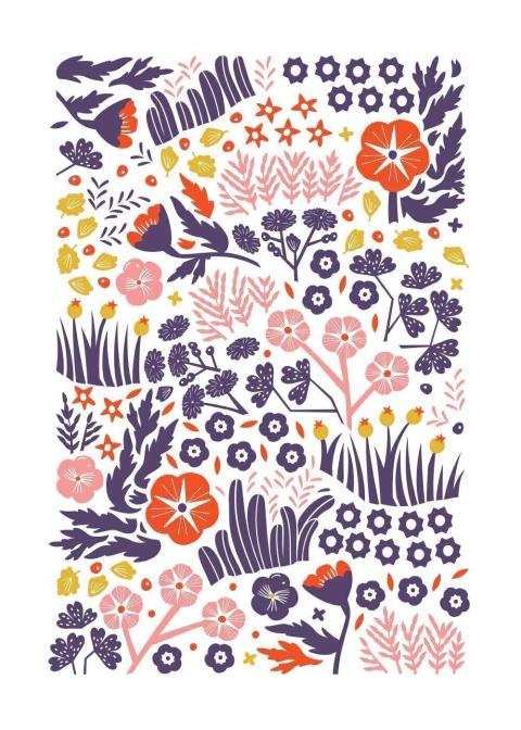 Prado - Rojo, Violeta y Rosa.