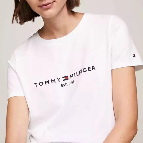 Camiseta Tommy Hilfiger Logo AB Feminina