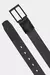 Cinto Aramis Dupla Face Couro Soft Café Com Preto