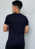 Camiseta Fred Perry Masculina Regular Crewneck Logo Azul Marinho - loja online