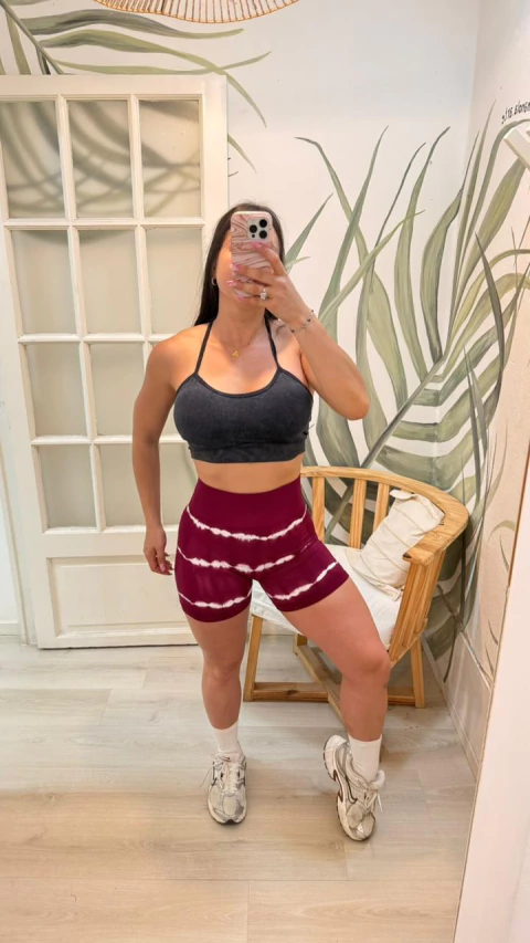 Short EUGE batik bordo