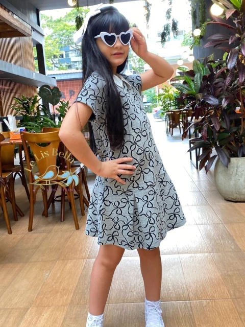 Vestido Momi J6314 Jacquard - Tam: 1, 2, 3, 4 e 8 anos - comprar online