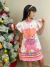 Vestido Trapézio Ursinha Colors - Tam: 2, 4, 6, 8 e 10 anos na internet