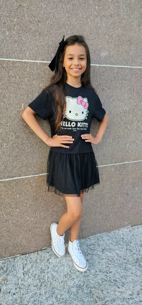 Vestido da Hello Kitty com Strass H6533 - comprar online