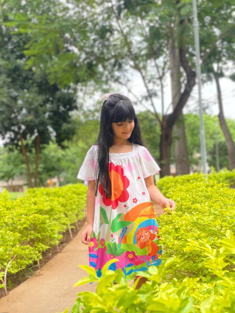 Vestido Lúdico - Tamanhos: 04, 06, 08, 10, 12 e 14 anos - comprar online