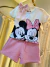 Conjunto Minnie e Mickey - Tam: 2, 4, 6, 8, 10 e 12 anos - Modelagem normal. - Le Lis Bella