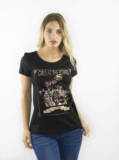 REMERA MANGA CORTA PRINT